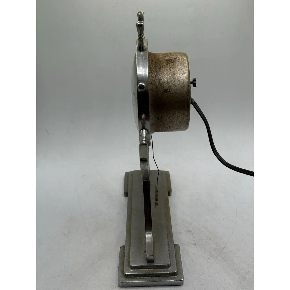 Vintage Howard Clock Corp Nautical Maritime Ships Wheel Electric Mantle Clock